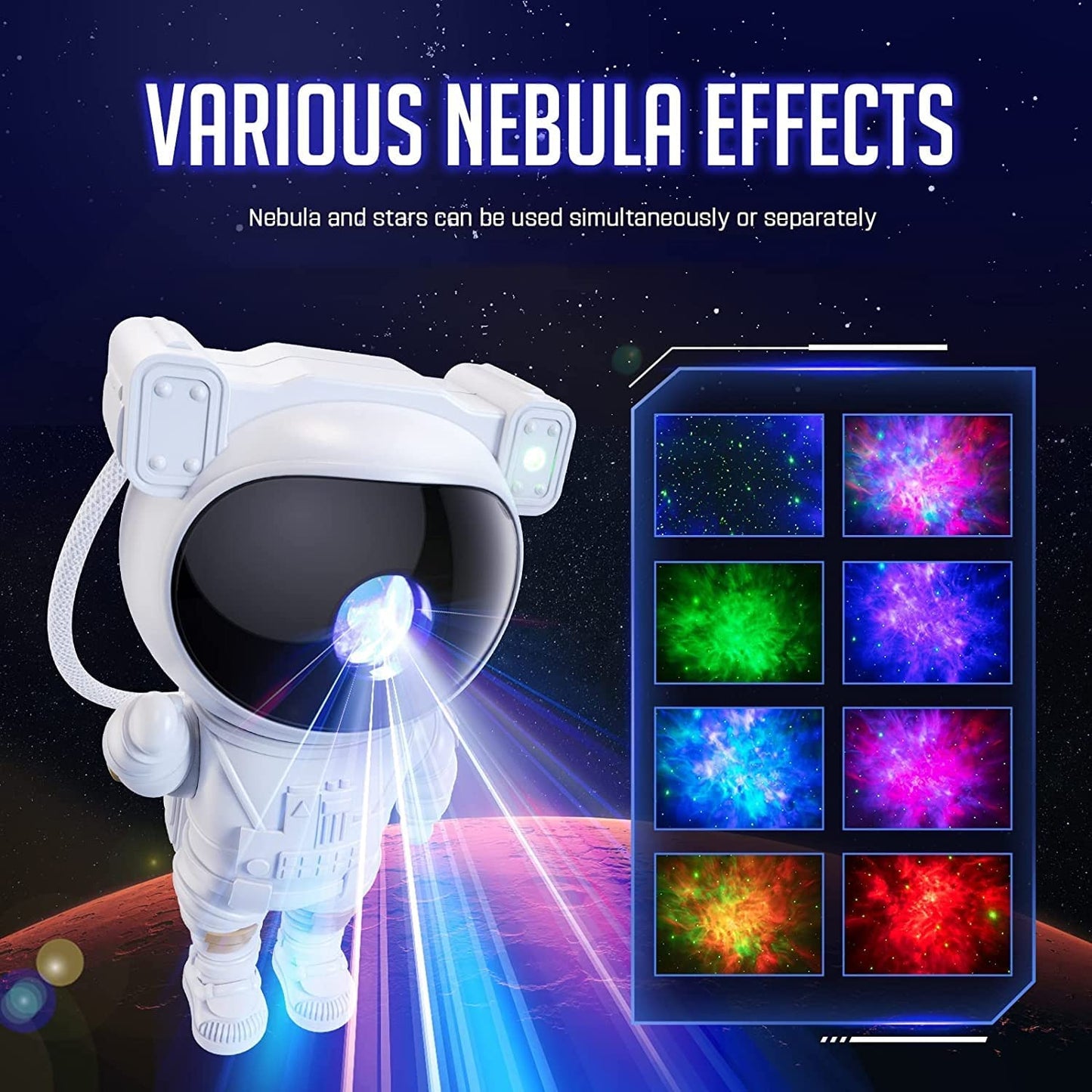 Heartlings⢠Astronaut Starlight Projector for Bedroom
