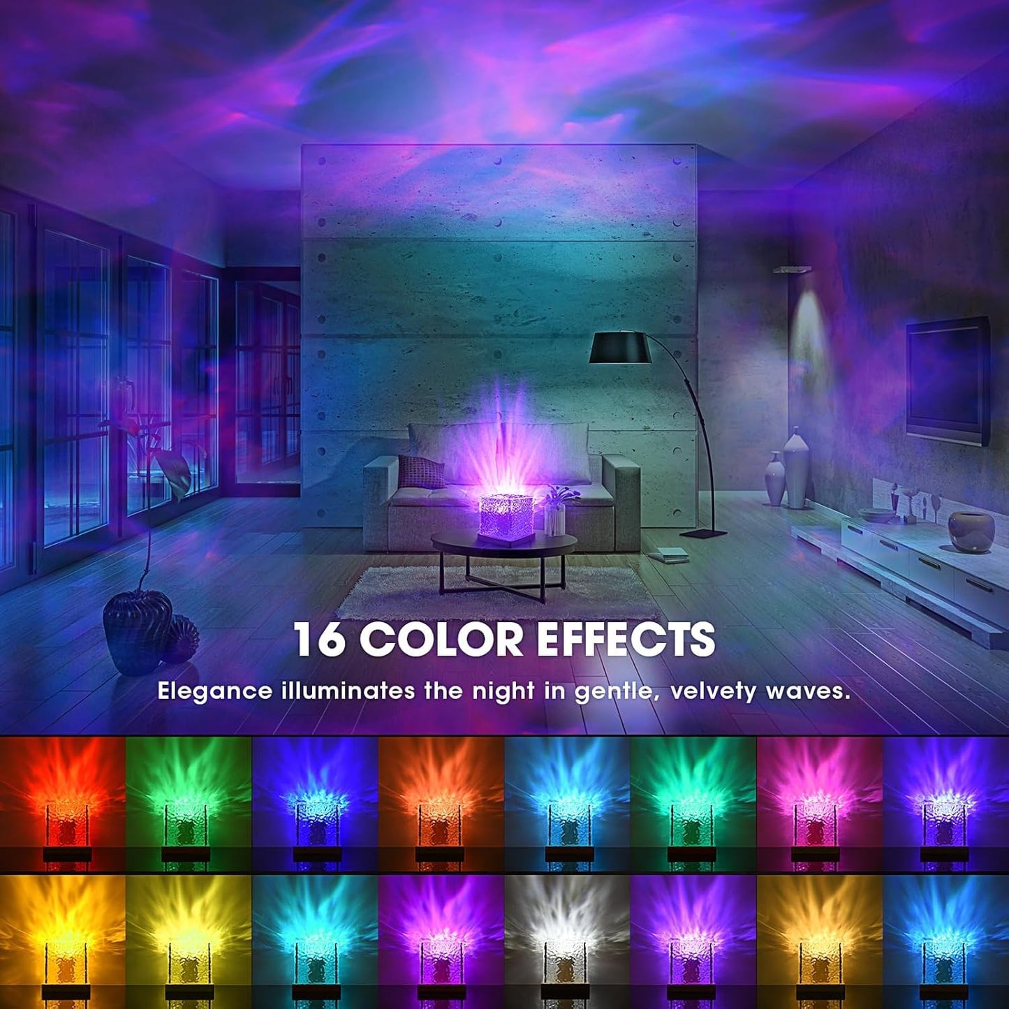 Heartlings™ Ocean Aura – Wave Light Cube