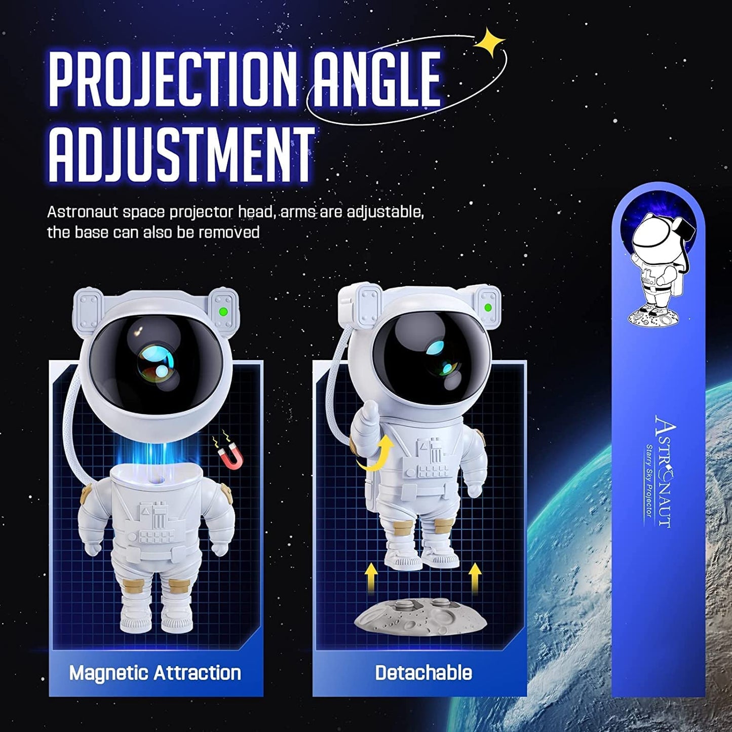 Heartlings™ Astronaut Starlight Projector for Bedroom